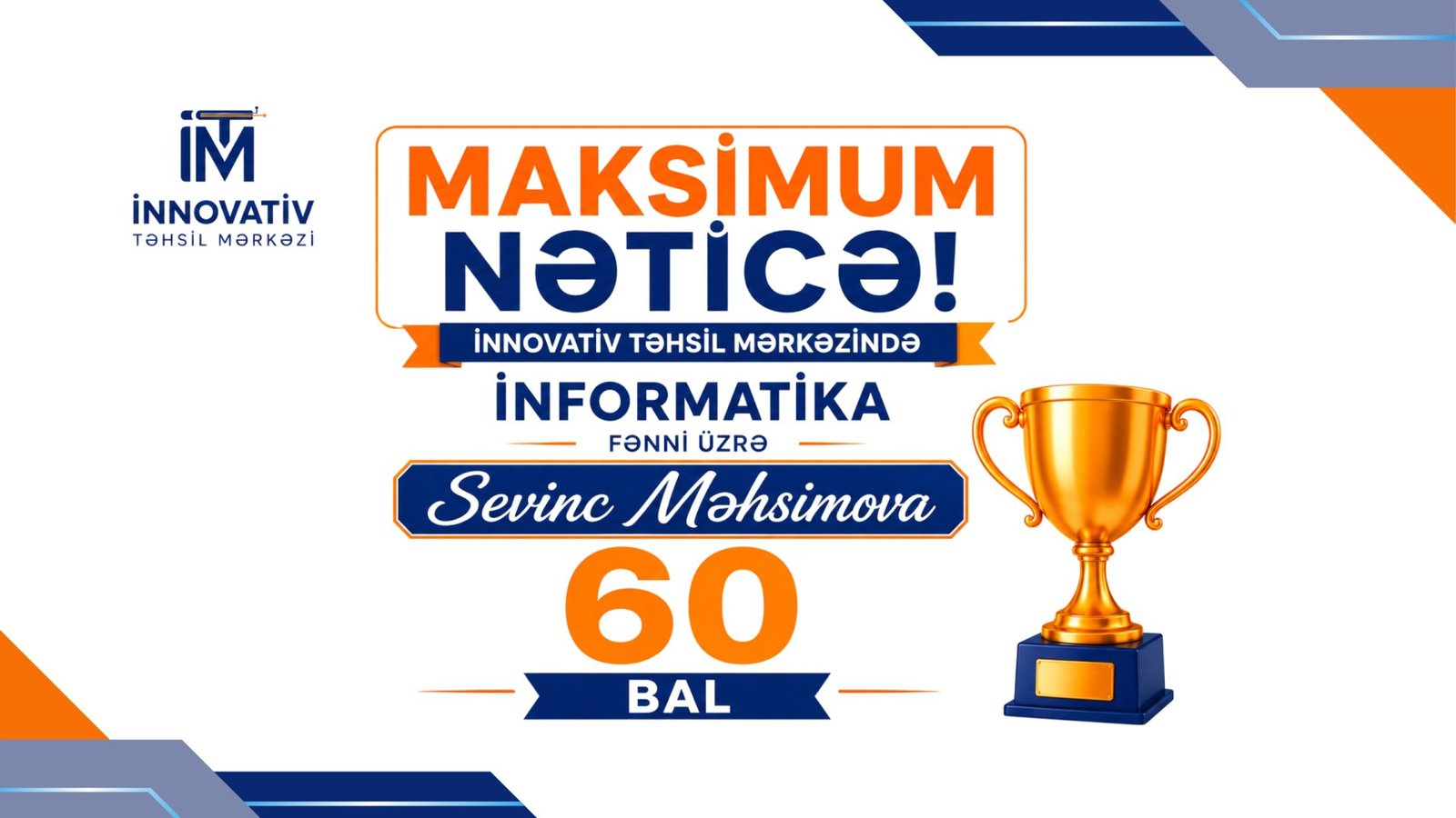 24.06.2026 -cı il tarixli İnformatika fənni  Sertifikasiya imtahanı üzrə MAXİMUM nəticə! 60 bal!