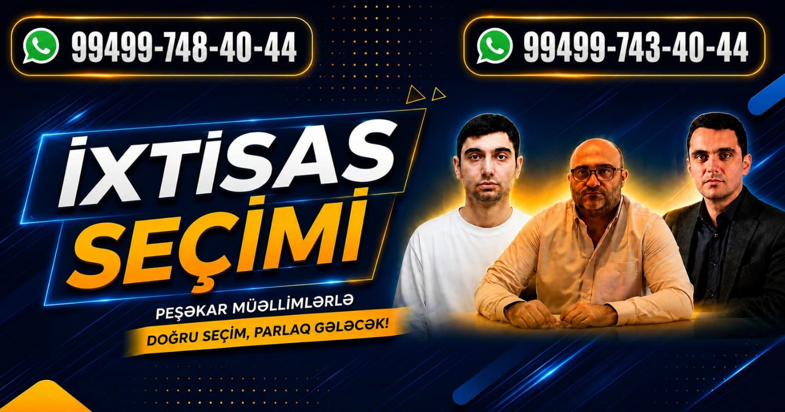 İxtisas seçimi haqqında canlı