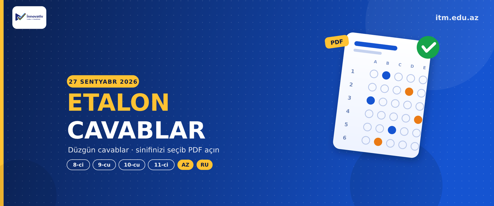 Etalon cavablar