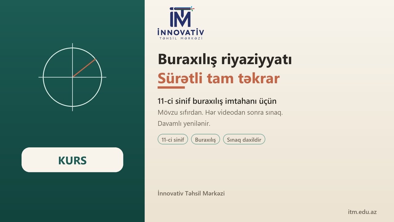 Buraxılış riyaziyyatı — sürətli tam təkrar