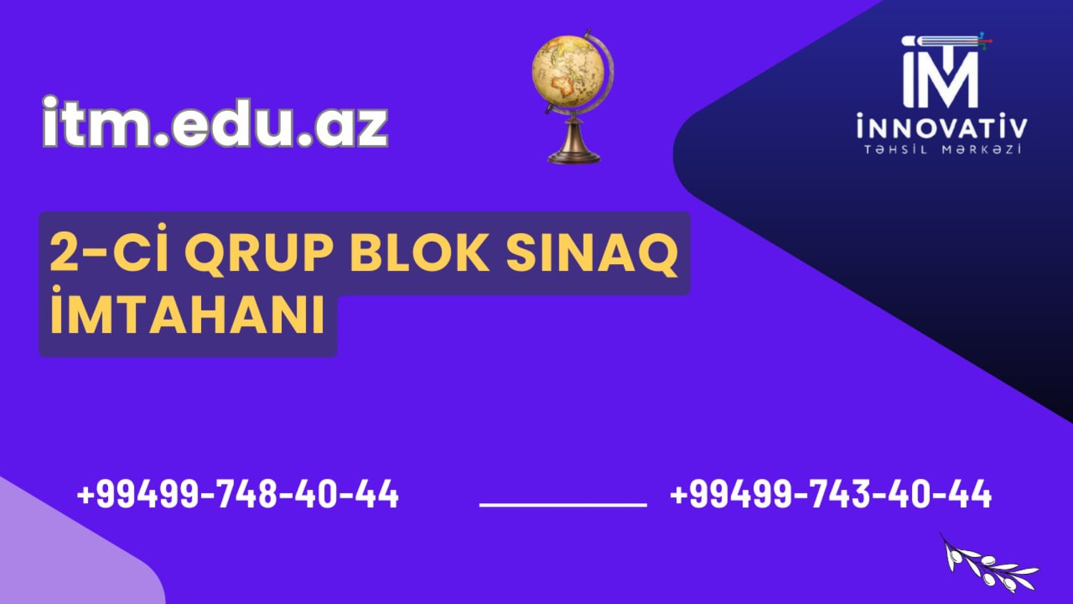 Riyaziyyat və Coğrafiya Blok Sınaq İmtahanı