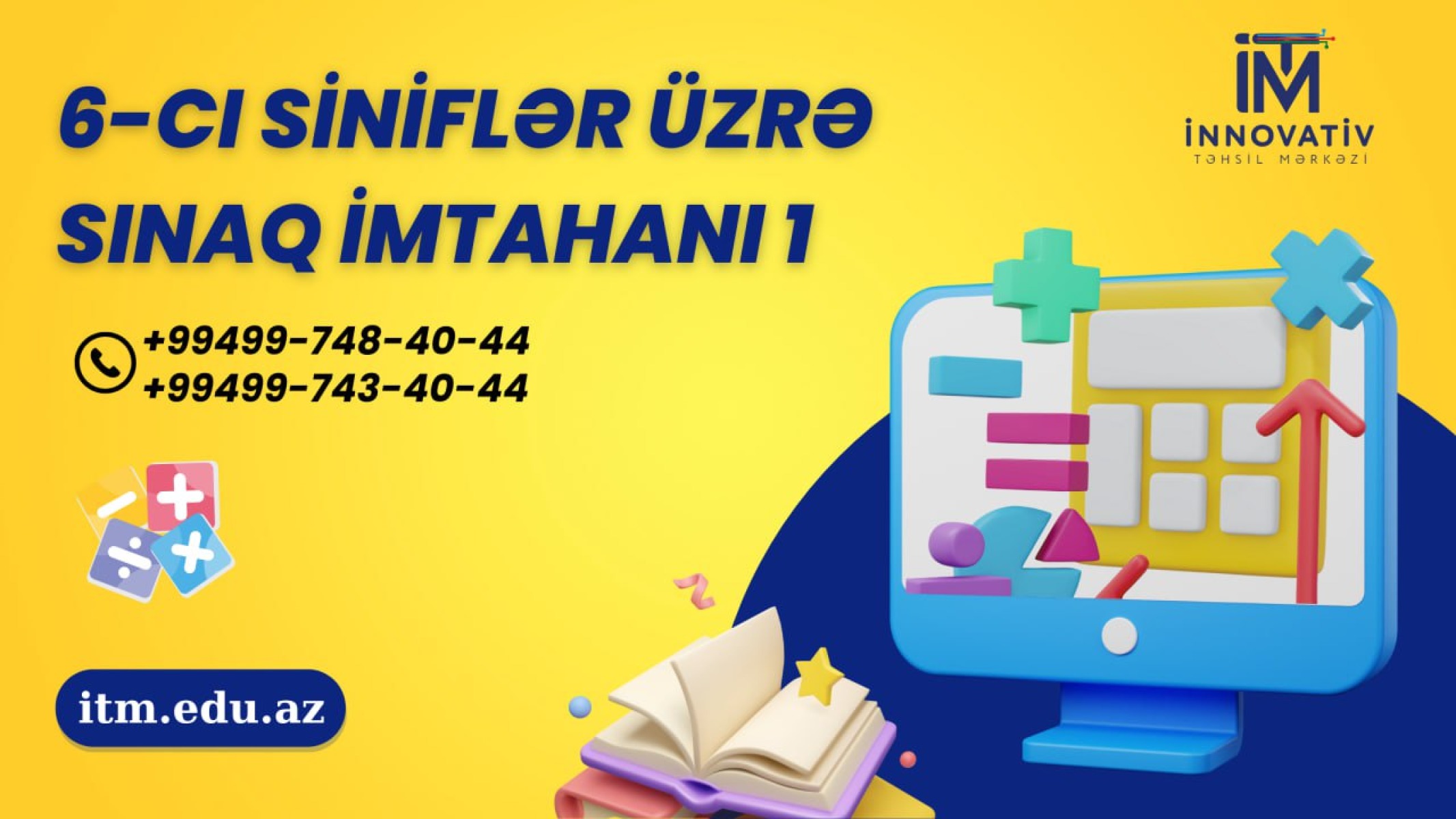 6-cı Sinif Sınaq İmtahanı Posteri