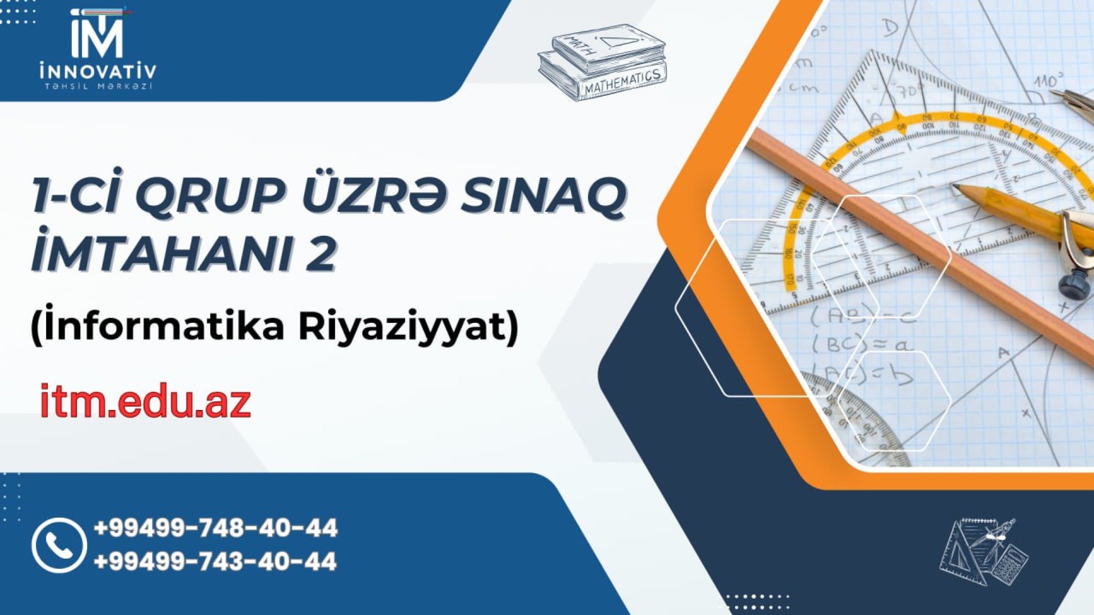 İnformatika və Riyaziyyat Blok Sınaq İmtahanı-2