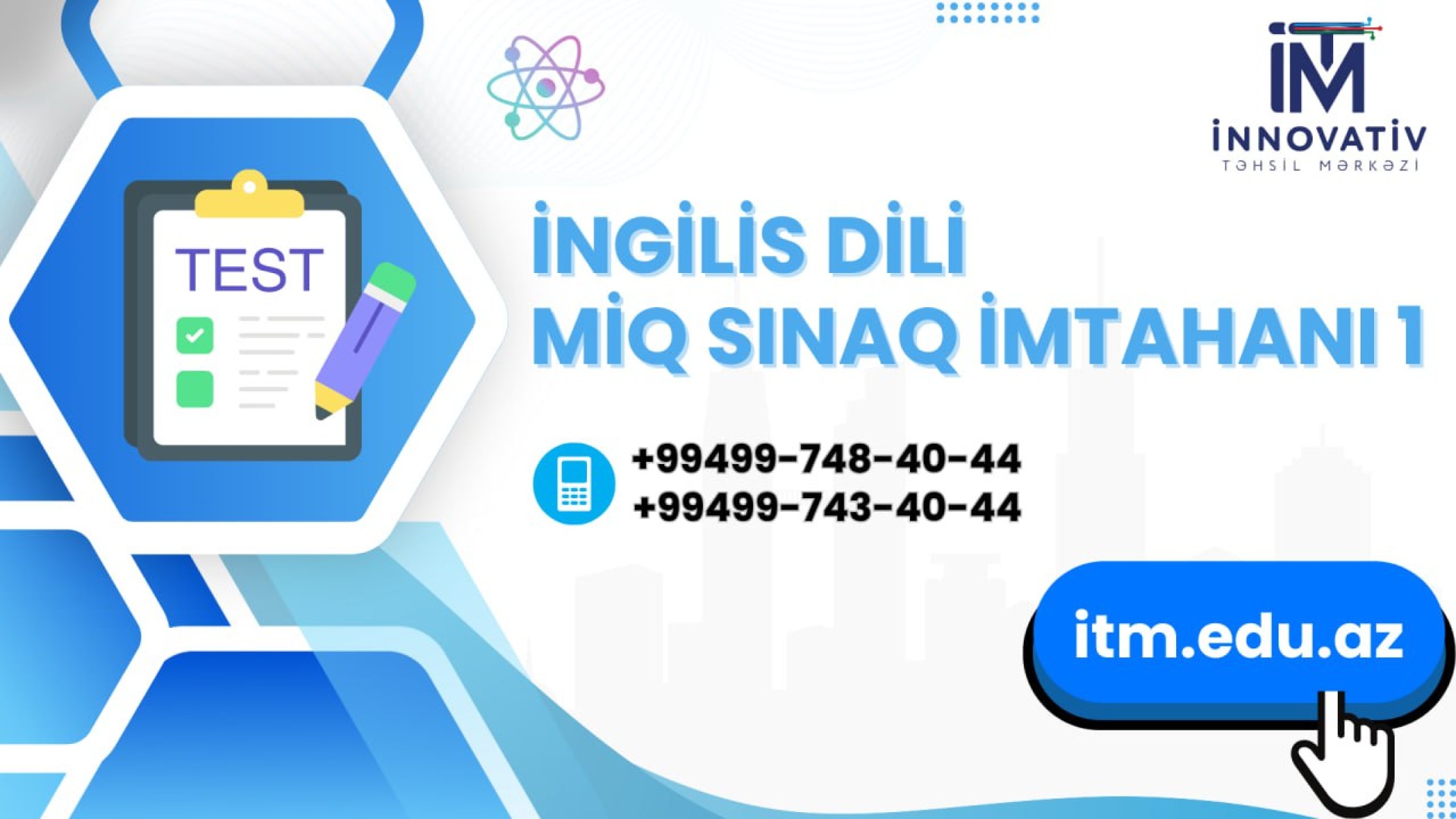 İngilis Dili MİQ Sınaq İmtahanı-1