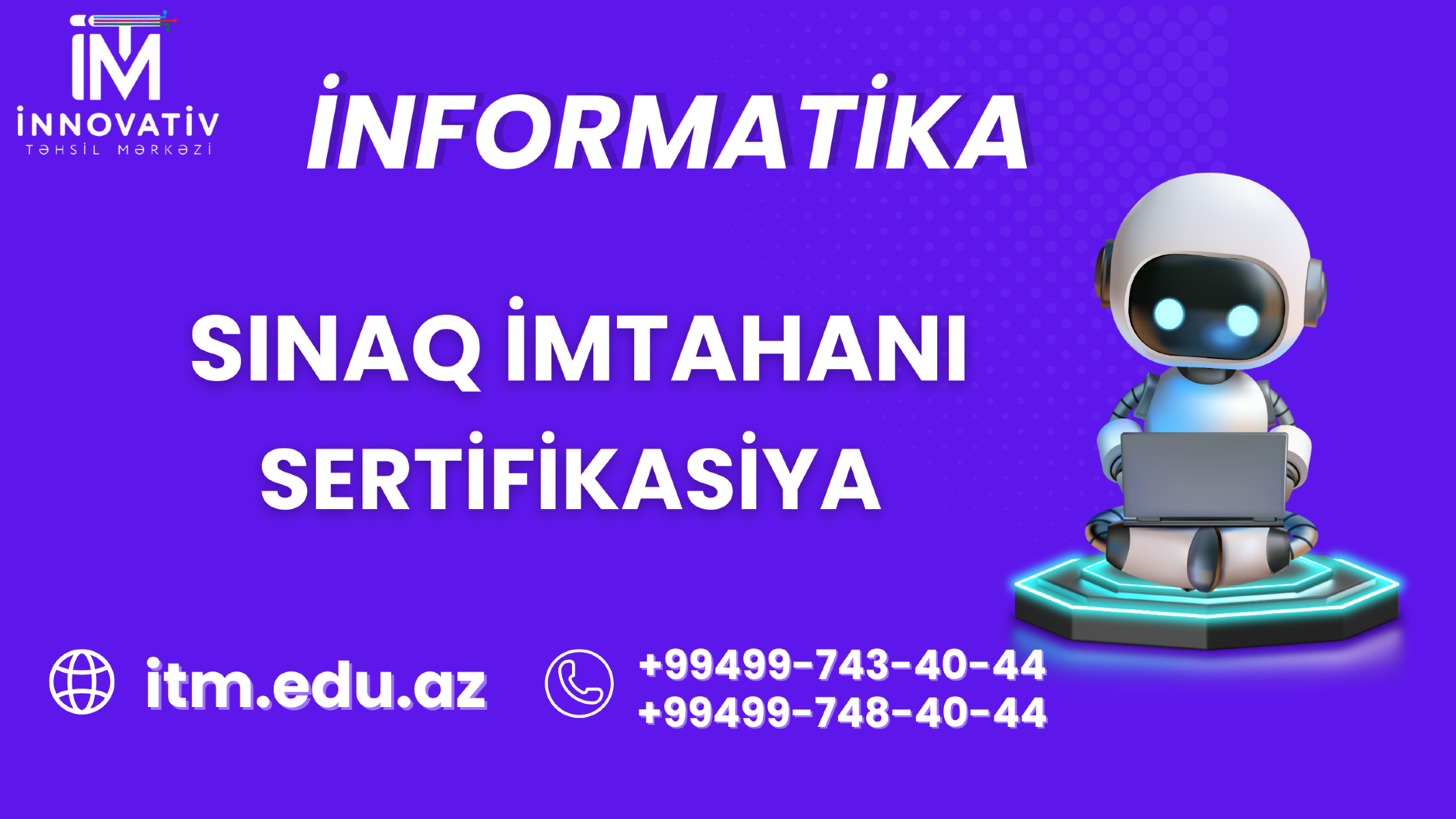 İnformatika Sertifikasiya Sentyabr sınaq imtahanı