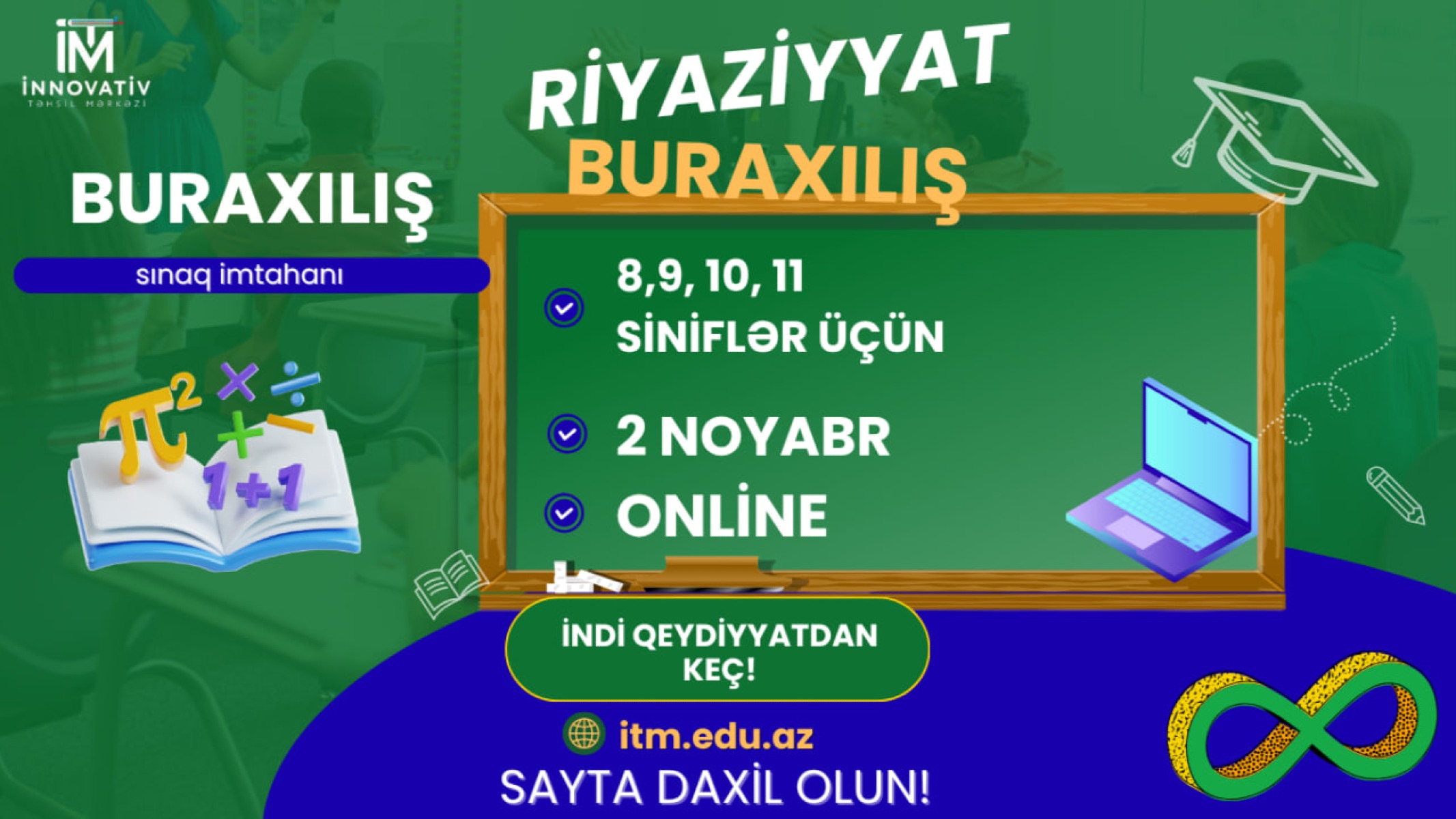 Riyaziyyat buraxılış imtahanı 10 və 11 ci siniflər üçün. MSİ 3