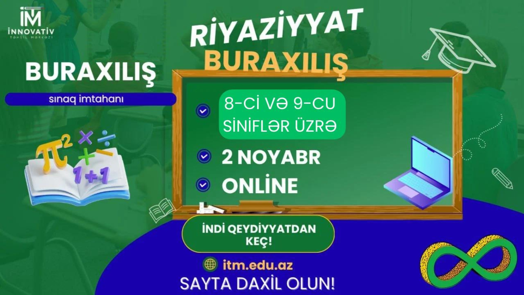 Riyaziyyat buraxılış imtahanı 8 və 9 siniflər üçün. MSİ 3