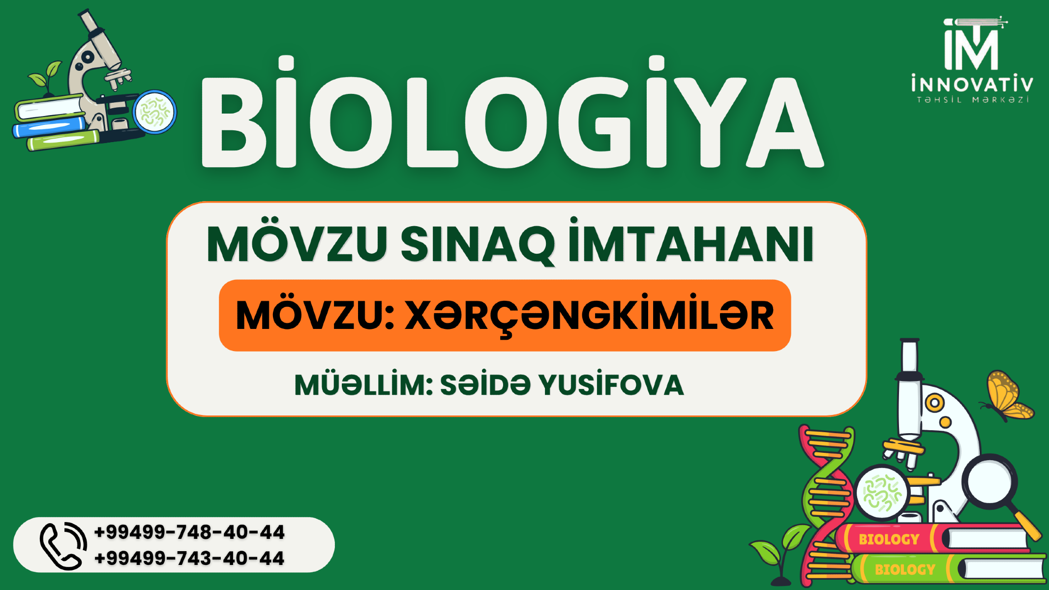 Xərçəngkimilər mövzusu üzrə sınaq imtahanı