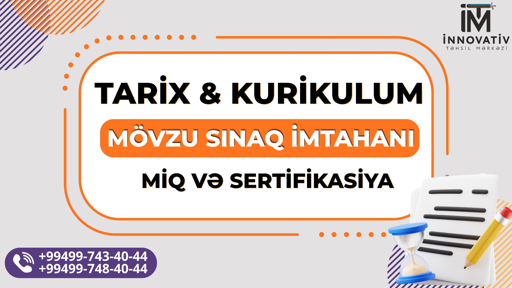 TARİX və KURİKULUM üzrə - MİQ və Sertifikasiya Sınağı - MSİ 13