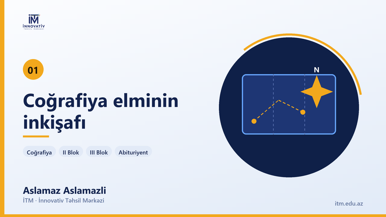 Coğrafiya elminin inkişafı