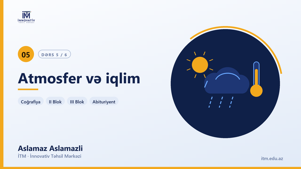 Materiklərin iqlimi.
