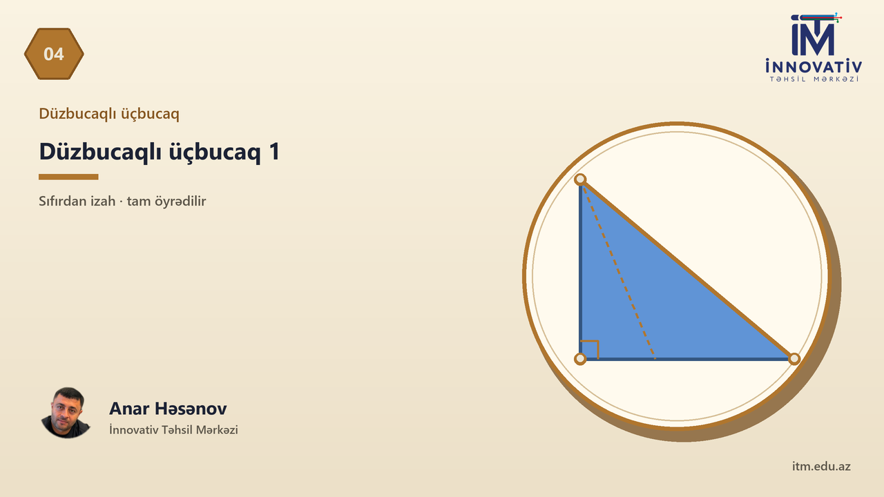 Düzbucaqlı üçbucaq 1