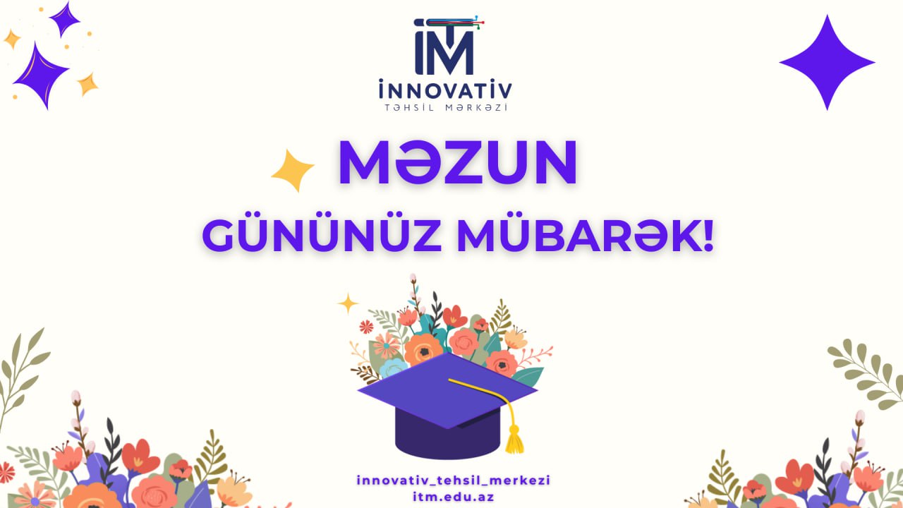 "Son zəng" münasibətilə bütün məzunları təbrik edirik!