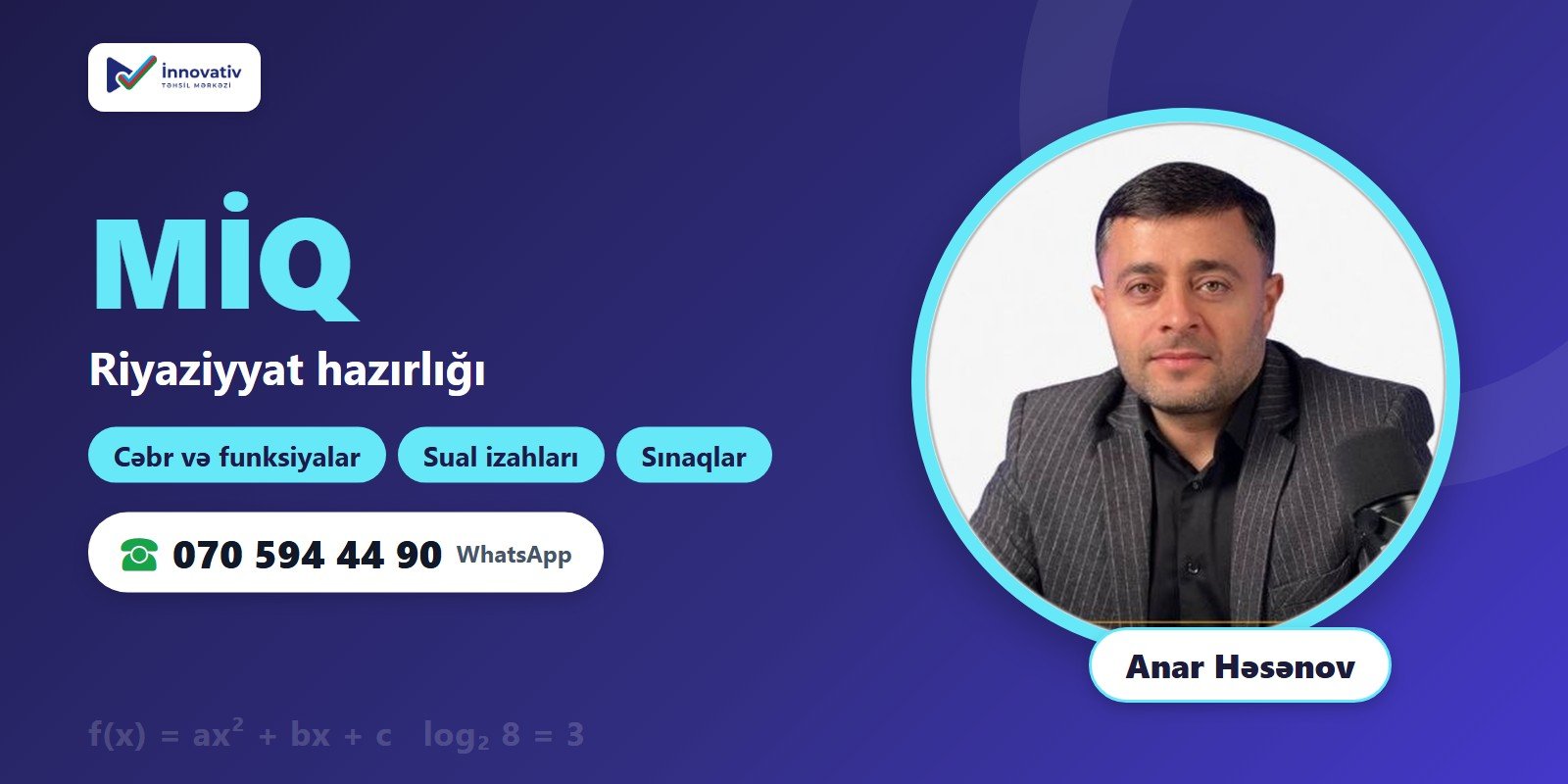 MİQ Riyaziyyat — Anar Həsənov